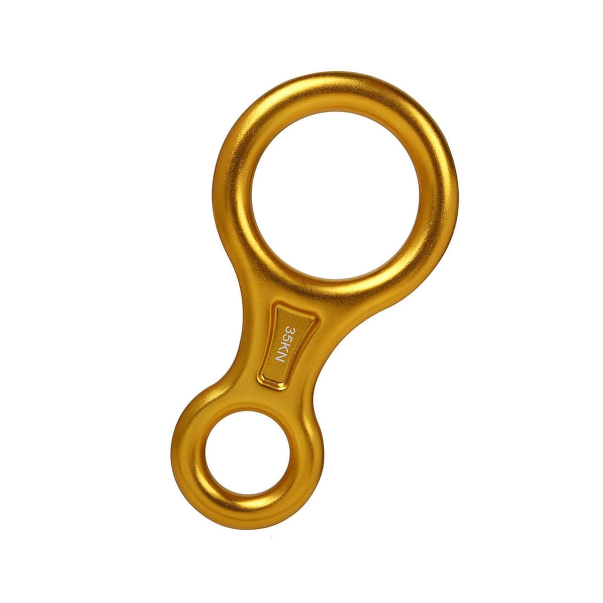 Descenso de Aluminio 35KN Figura 8, Dispositivo de Rappel con Equipo de Escalada, Descensor de Superficie Lisa con Agarre Seguro, Ideal para Escalada en Roca, Rescate, Trabajo Aéreo, — view 2