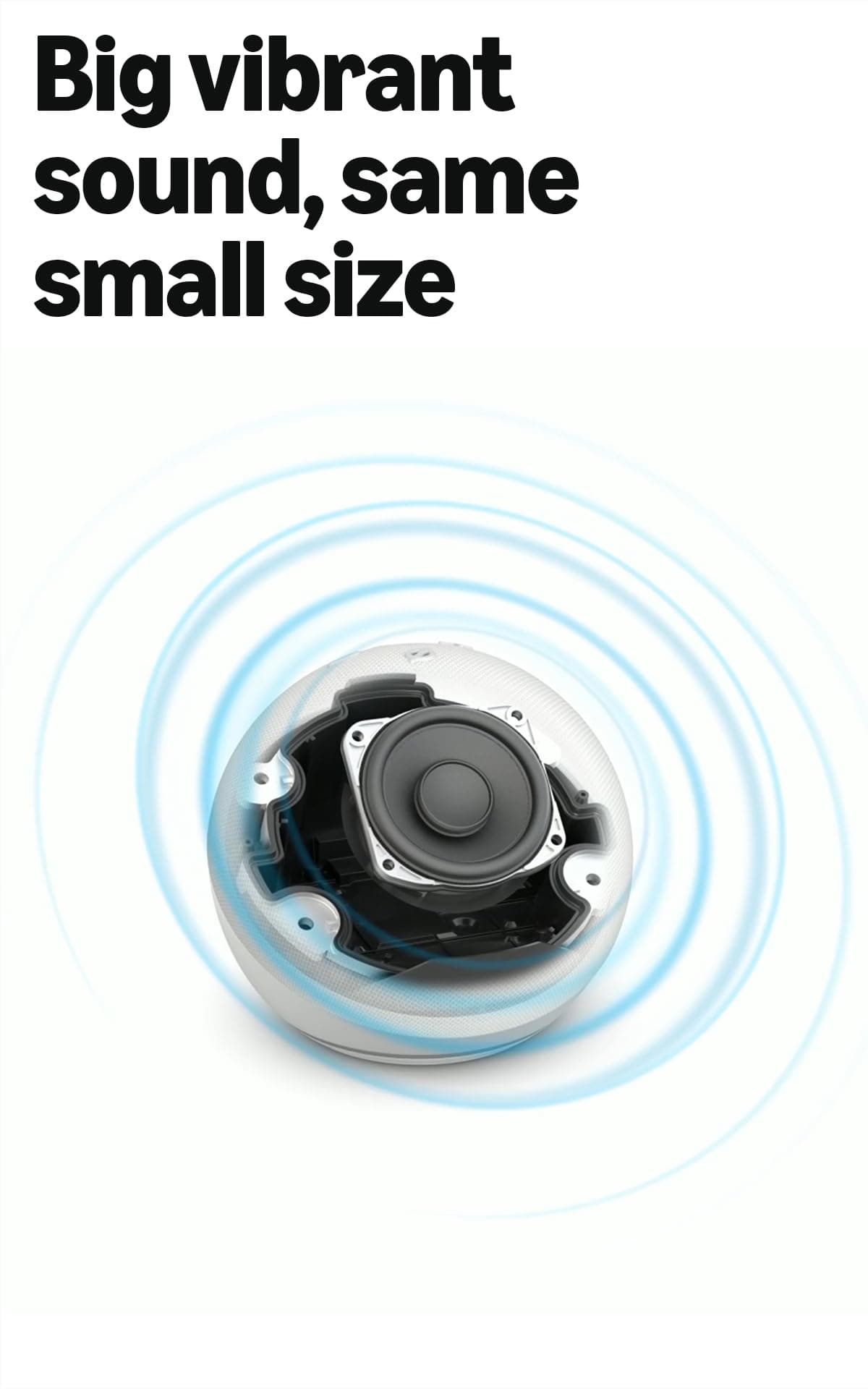 Echo Dot (Newest gen) | Bluetooth smart speaker with big vibrant sound and Wi-Fi | Deep Sea Blue, with Alexa+ Early Access — view 4