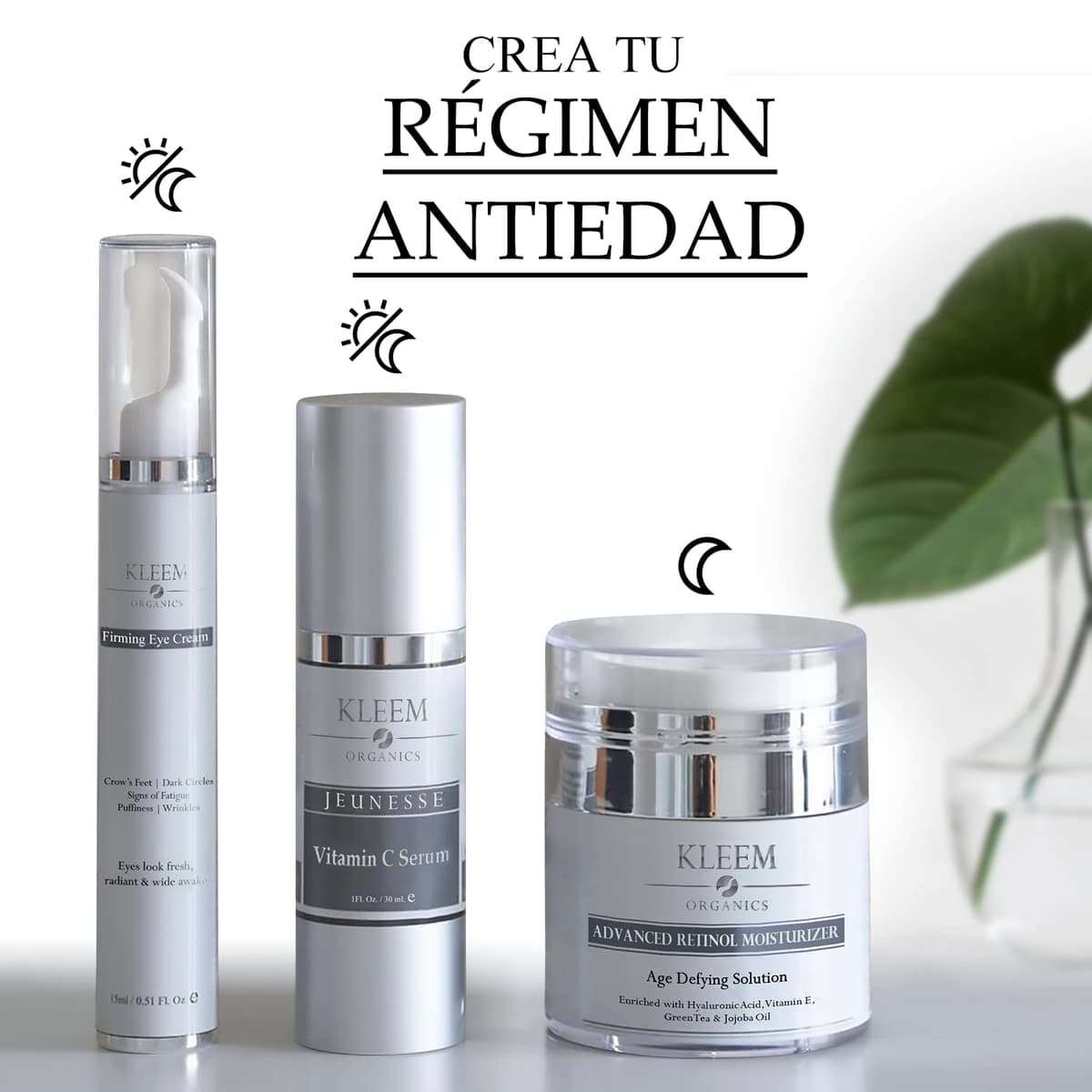 Suero Vitamina C Para la Cara con Acido Hialuronico para un Efecto Visibile Anti Etad, Riduciendo las Arrugas y las Manchas de la Piel - Crema AntiArrugas — view 6