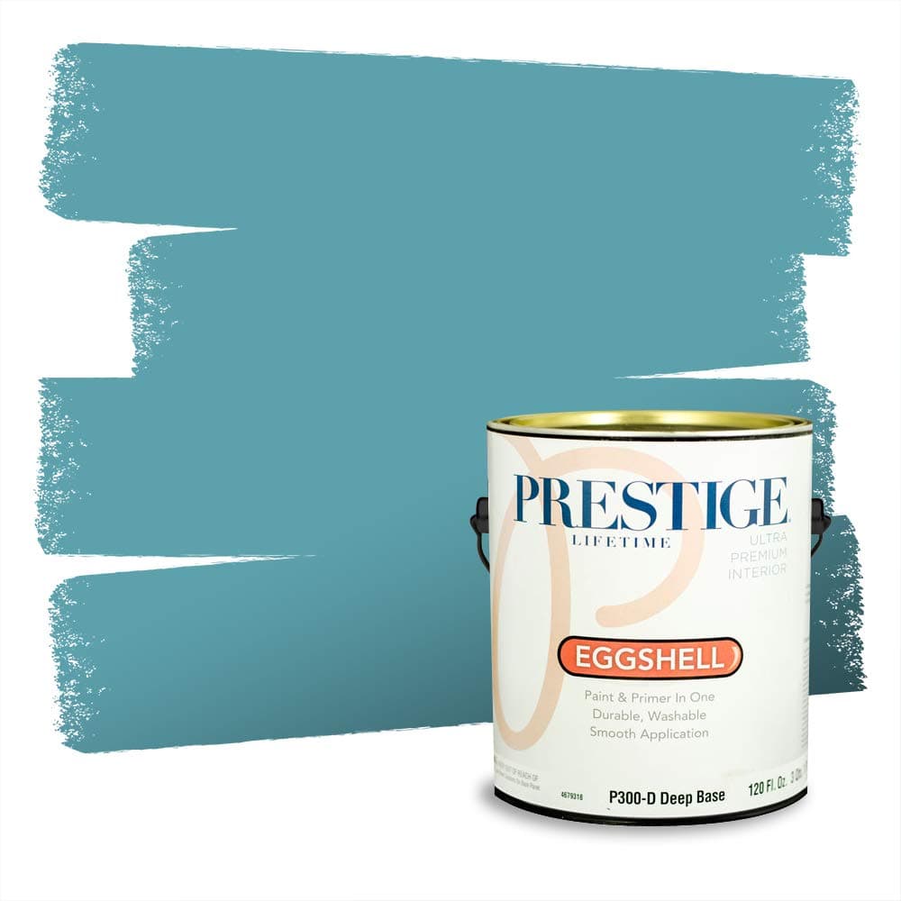 PRESTIGE Paints Interior Paint and Primer In One, 1-Gallon, Semi-Gloss, Comparable Match of Valspar* Dewdrop* — view 1428