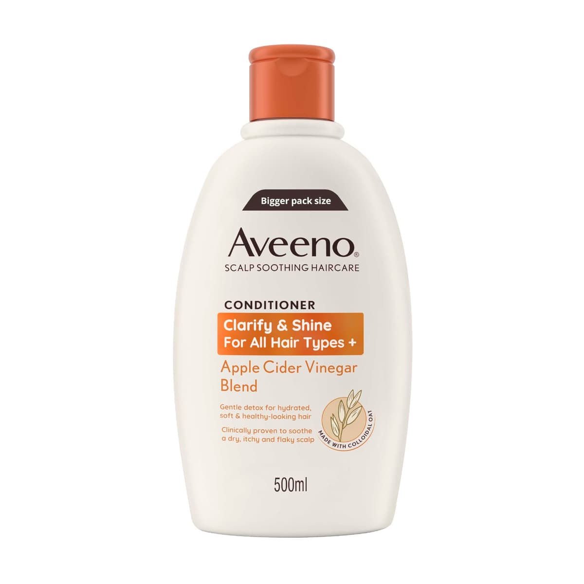 Aveeno Scalp Soothing Haircare Clarify & Shine Shampoo, Apple Cider Vinegar Blend, for All Hair Types, Soothes Dry, Itchy & Flaky Scalp, Clinically Proven, Sulfate Free, 300ml — view 13