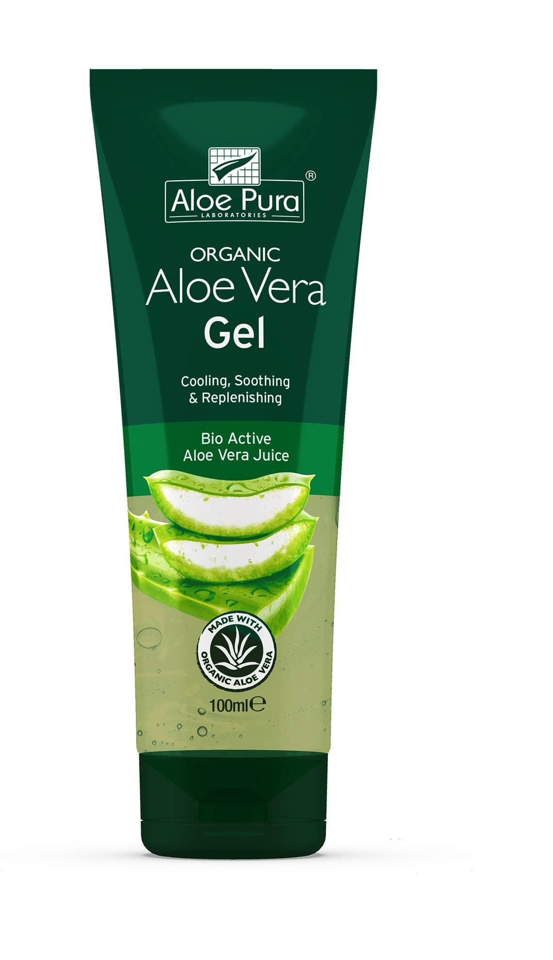 Aloe Pura, Organic Aloe Vera Gel, Natural, Vegan, Cruelty Free, Paraben & SLS Free, Cooling, Soothing, 100ml — view 10