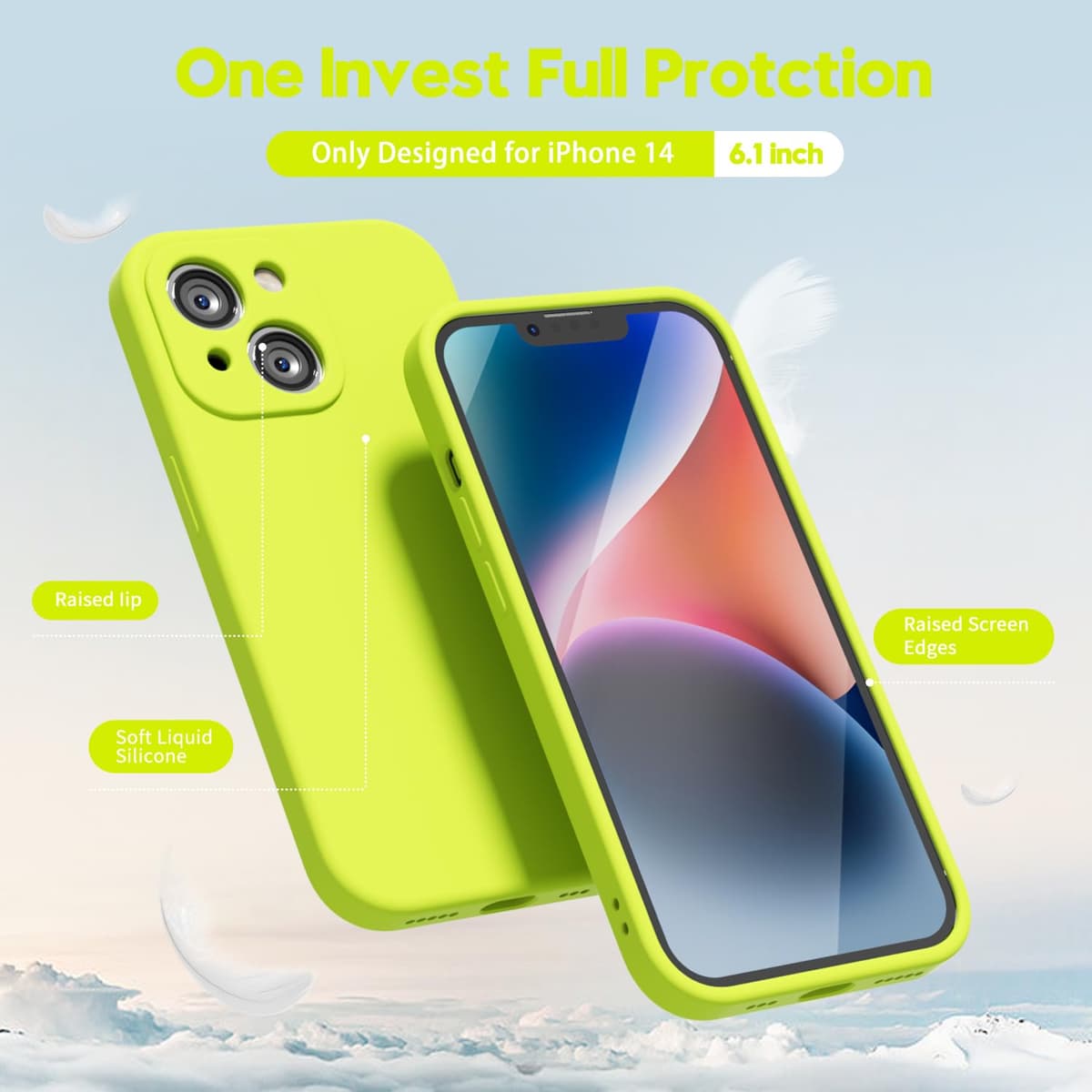 oakxco for iPhone 17 Pro Max Phone Case Liquid Silicone, Cute Thin Slim Grip Soft Rubber Gel for Women Men, Smooth Matte TPU Plain Solid Color Girly Simple Case with Camera Cover, Light Pink — view 1678