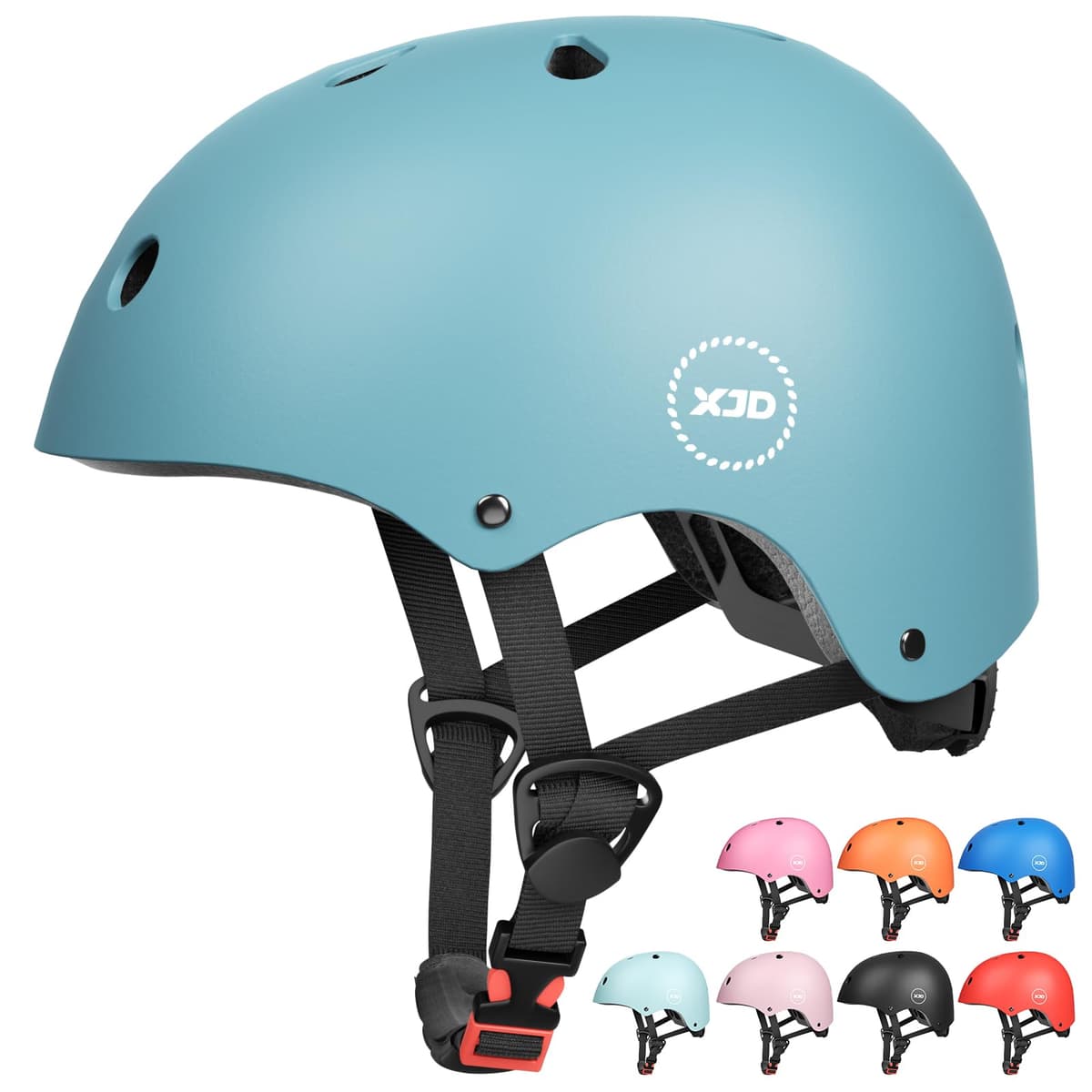 XJD Casco de Ciclismo para Niños Ajustable Casco Bicicleta Niño Casco Infantil Patinete Rollerskate de 3 a 14 Años Protecciones para Múltiples Deportes