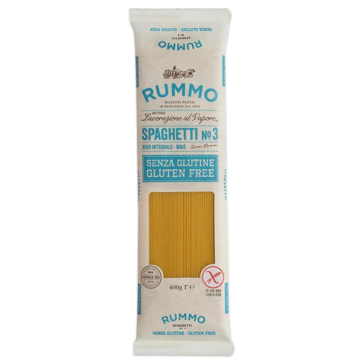 Pasta de Spaghetti sin gluten Rummo - 2 paquetes x 400 gr — view 3