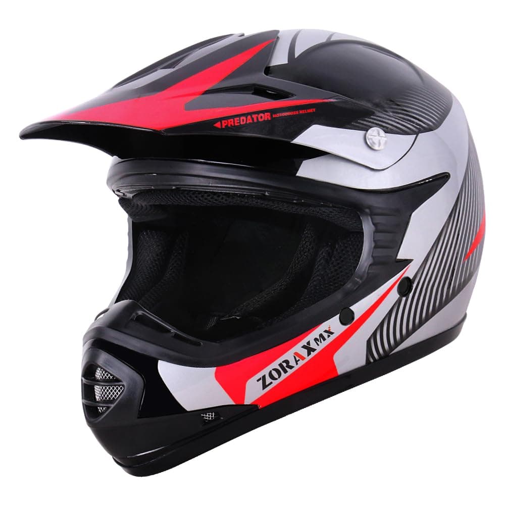 Zorax Black M (51-52cm) Kids MX Motocross Helmet Children Motorbike Dirt Bike Helmet ECE 22-06 — view 17