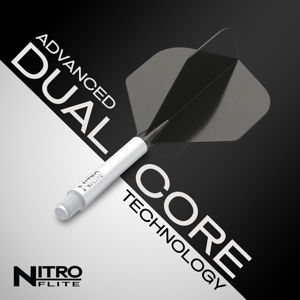 RED DRAGON Darts – Nitro Flite Integrada Sistema de Vuelo y Eje – No.2 Forma y diseño - Disponible en Niveles Corto, Intermedio y Medio - Variedad de Colores - Accesorios de Dardos Profesionales — view 4