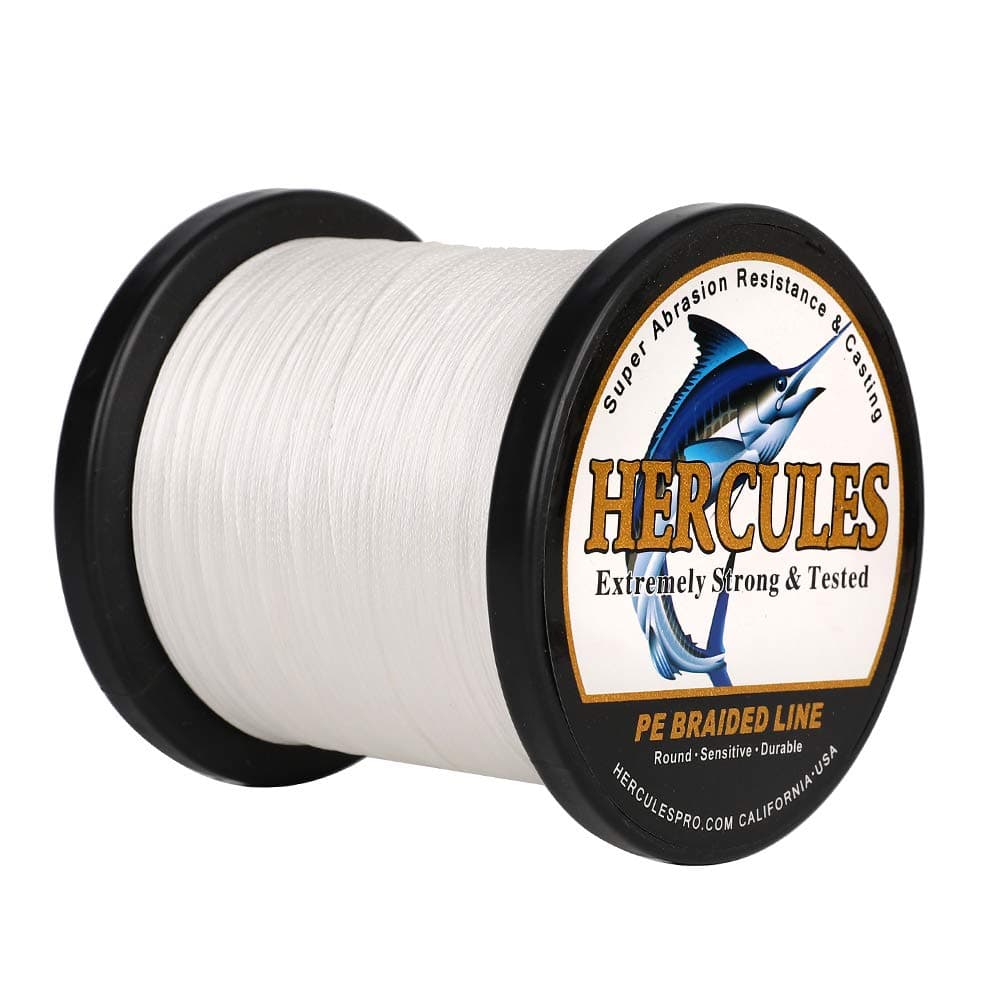 Hercules Sedal Trenzado de 4 Hilos, 100-2000 m, 6-100 LB, Súper Suave, Polietileno, Multifilamento Hilo Trenzado de Pescar en el mar y en el Agua