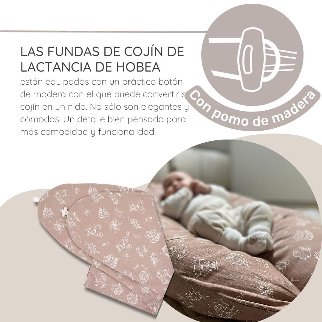 HOBEA-Germany Funda de Almohada de Lactancia para Cojines de Lactancia 190cm diseños (Pradera de Verano Rosa Oscuro) — view 4