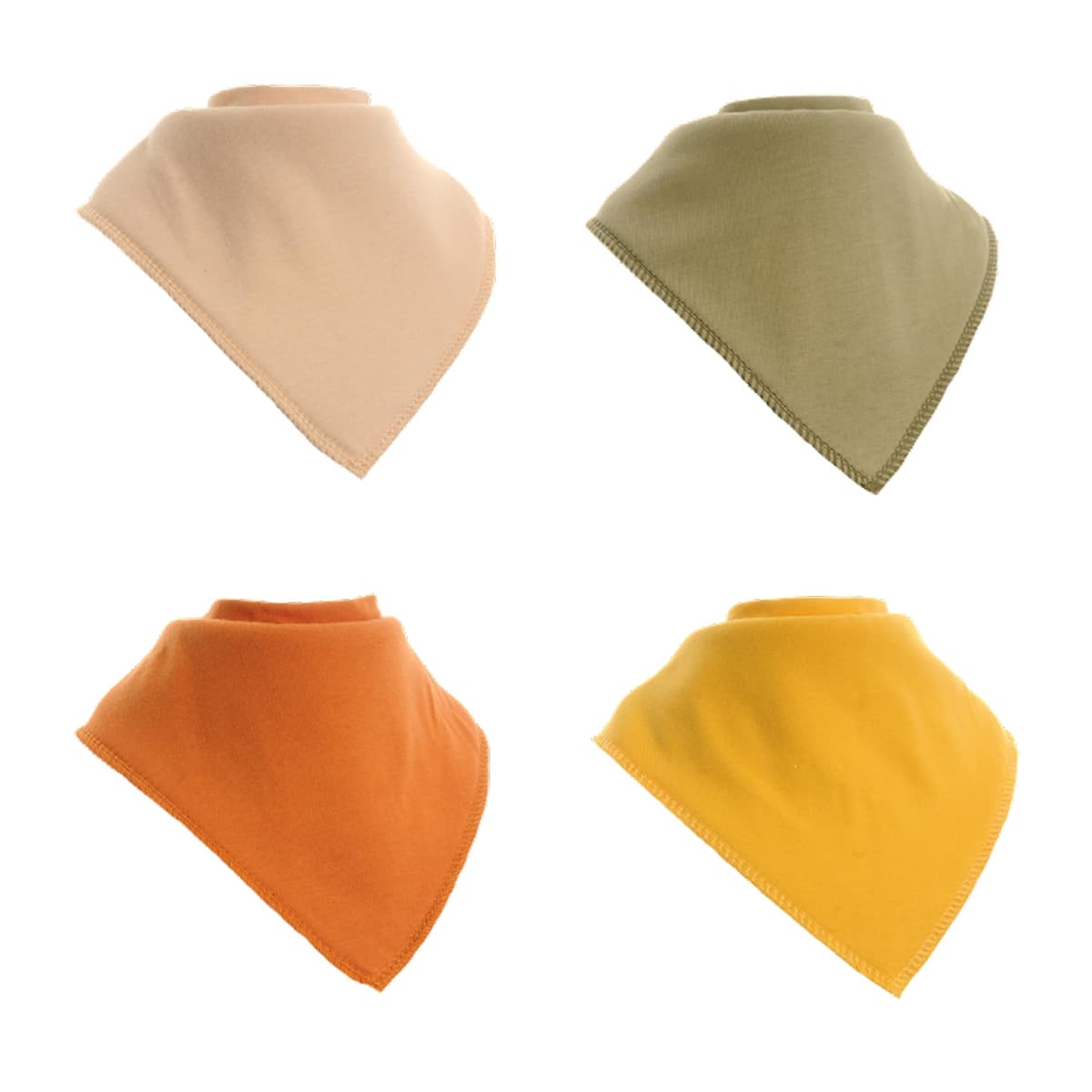 Bandana Dribble Bibs - Cotton Front Baby Bibs Newborn to 24 Months - Newborn Baby Gifts - Bibs For Comfortable Kids