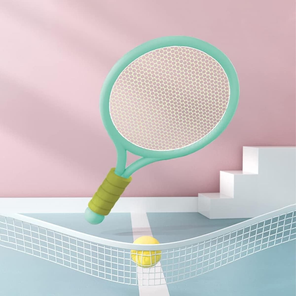 Juego de Raquetas de Tenis para NiñOs,Set de BáDminton para NiñOs,Ligero de BáDminton,de BáDminton para NiñOs,Juego de Raquetas，Raqueta de Juguete,Juegos Deportivos Educativos — view 5