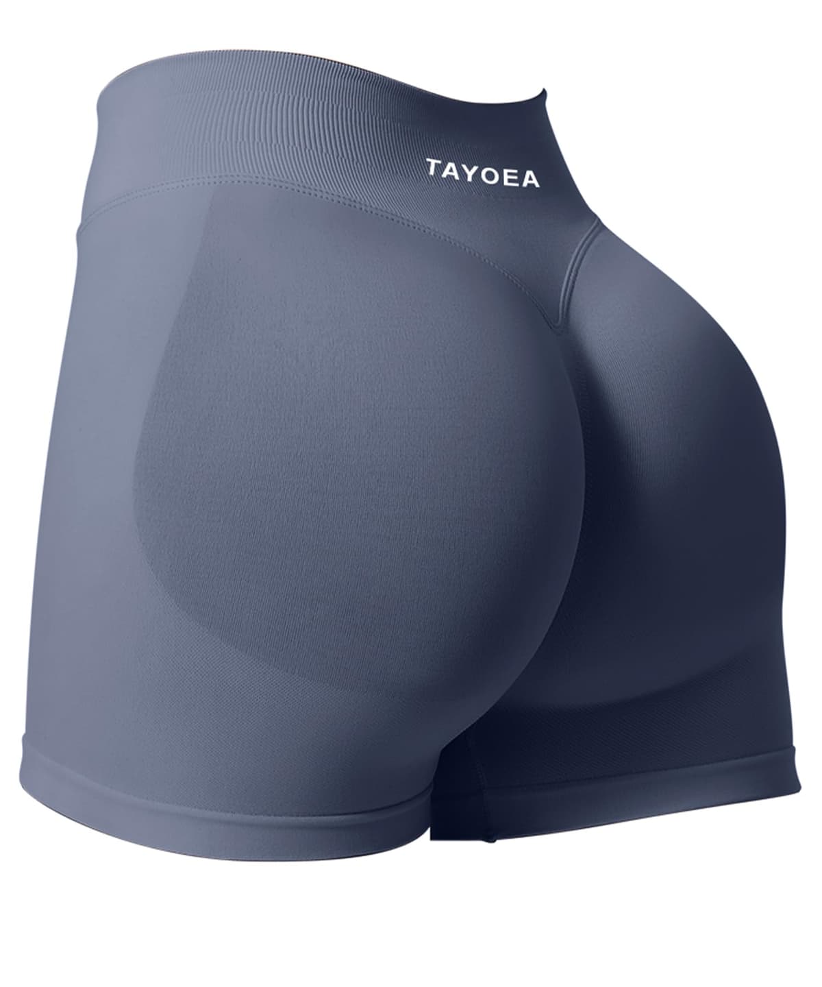 TAYOEA Pantalones Cortos Ciclismo Deportivos para Mujer Mallas Correr Cintura Alta Gimnasio Fitness Yoga Medias Push Up Booty Butt Scrunch Opaco Sin Costuras — view 27