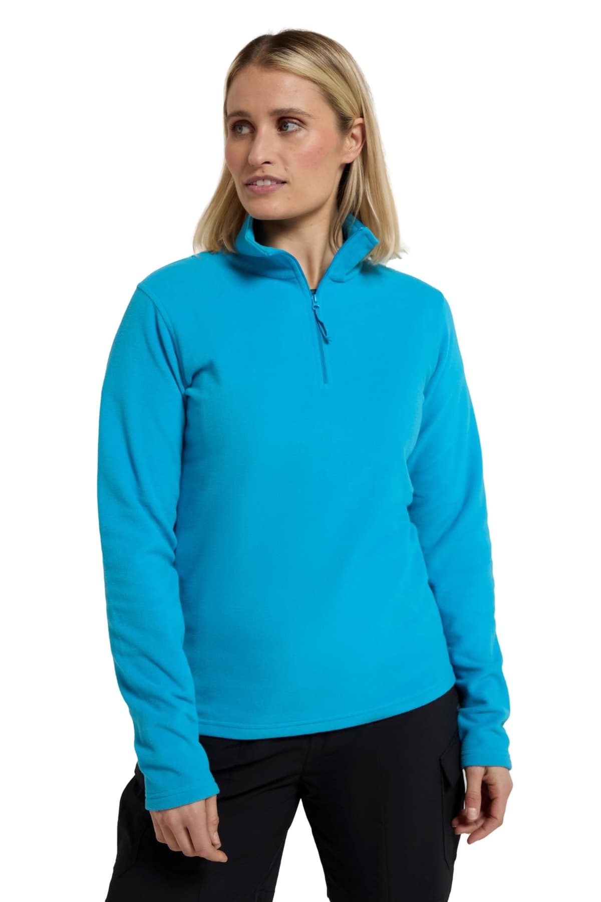Mountain Warehouse Camber Half Zip Women's Fleece - Lightweight, Warm & Cosy Half Zip Sweatshirt - Best for Spring Summer, Camping, Outdoors, Travelling & Hiking — view 31