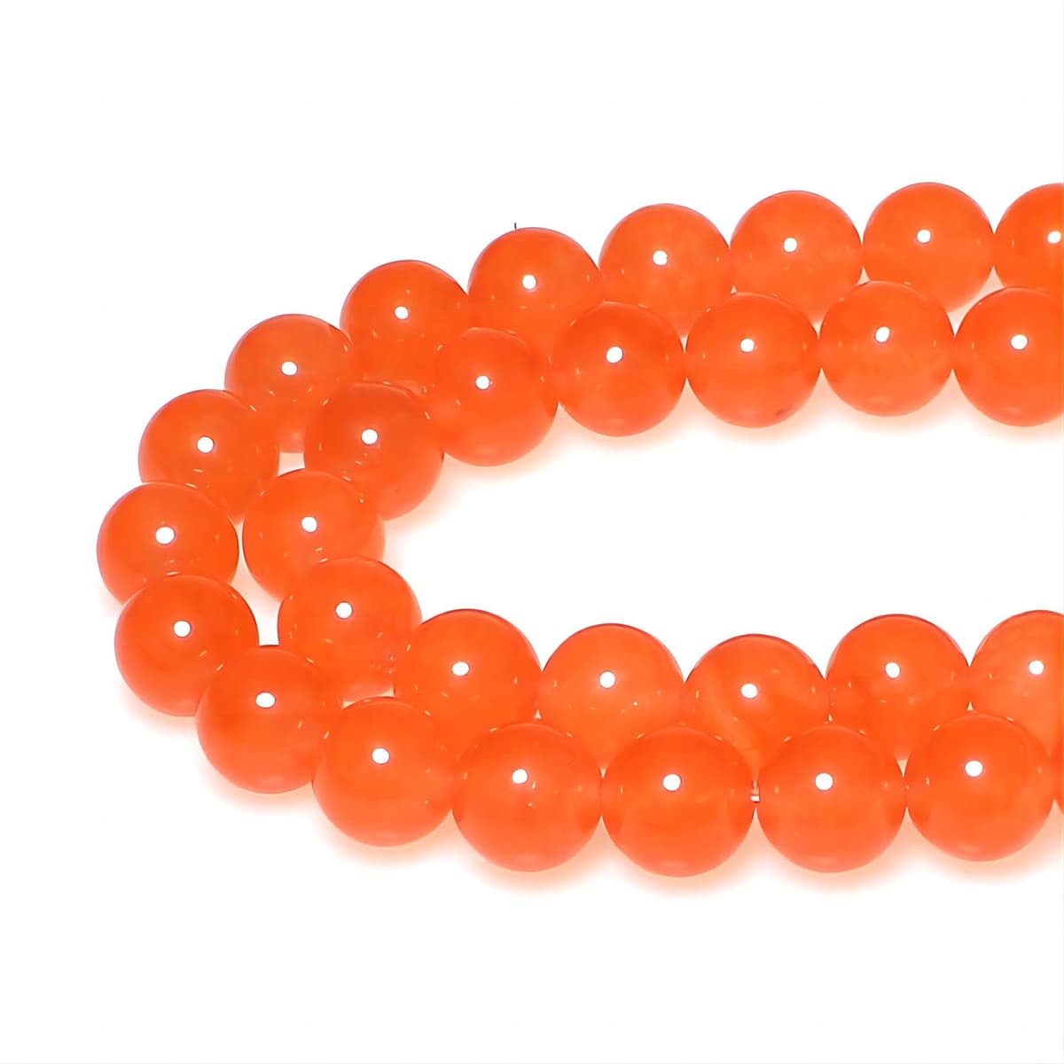 MJDCB 12mm 30 piezas Cuentas de Piedra Turquesa Rojo Sintéticas Redondas Sueltas Piedras Semipreciosas para Hacer Joyas Pulseras Collares — view 8