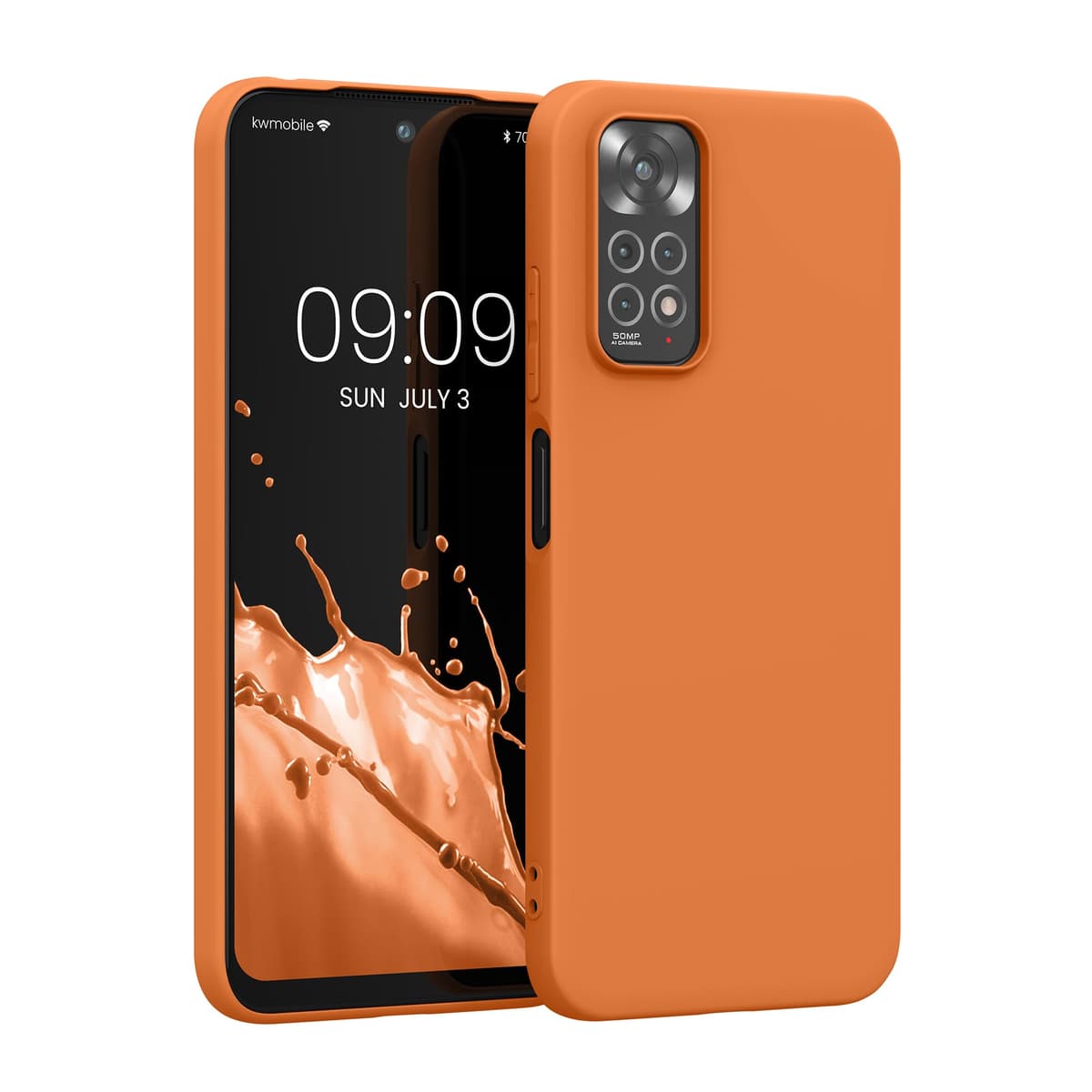 kwmobile Carcasa Compatible con Xiaomi Redmi Note 14 Pro 5G / Poco X7 Funda - Funda Ultrafina de TPU con Bordes elevados - Lavanda Metalizado — view 364