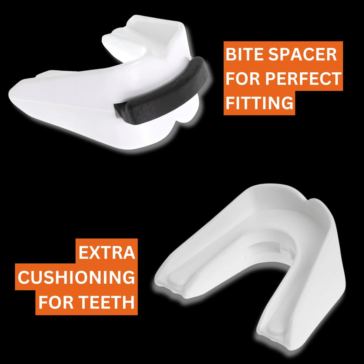 GAME GUARD - Protector bucal DOBLE/Protector de encías - para dientes superiores e inferiores - Protector bucal, Aprobado por CE, Boxeo, MMA, Deportes — view 4