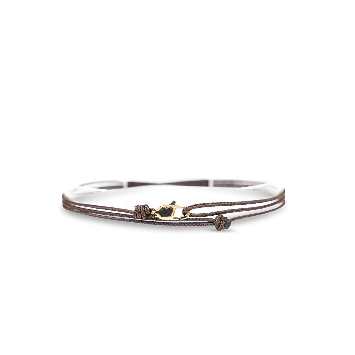 Made by Nami Pulsera Fina para Hombres y Mujeres con Cierre de Mosquetón Hecha a Mano - Joyería Marítima para Surfistas - Pulsera de Tela Minimalista - 100% Impermeable y Ajustable (Vino Rojo Negro) — view 11