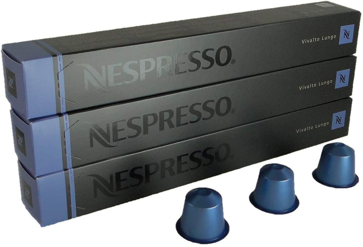 Nespresso Vertuo Double Espresso Selection Long Expiry Coffee Pods Capsules Chiaro Scuro 20 Pods 2 Sleeves — view 34