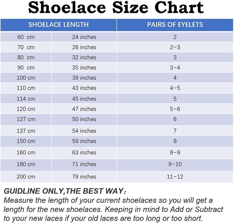 VSUDO Flat Trainers Shoelace, 8mm Wide Shoe Lace for Sneakers, Premium Trainer Shoe String, Replacements for Athletic Sport Shoelaces — view 7