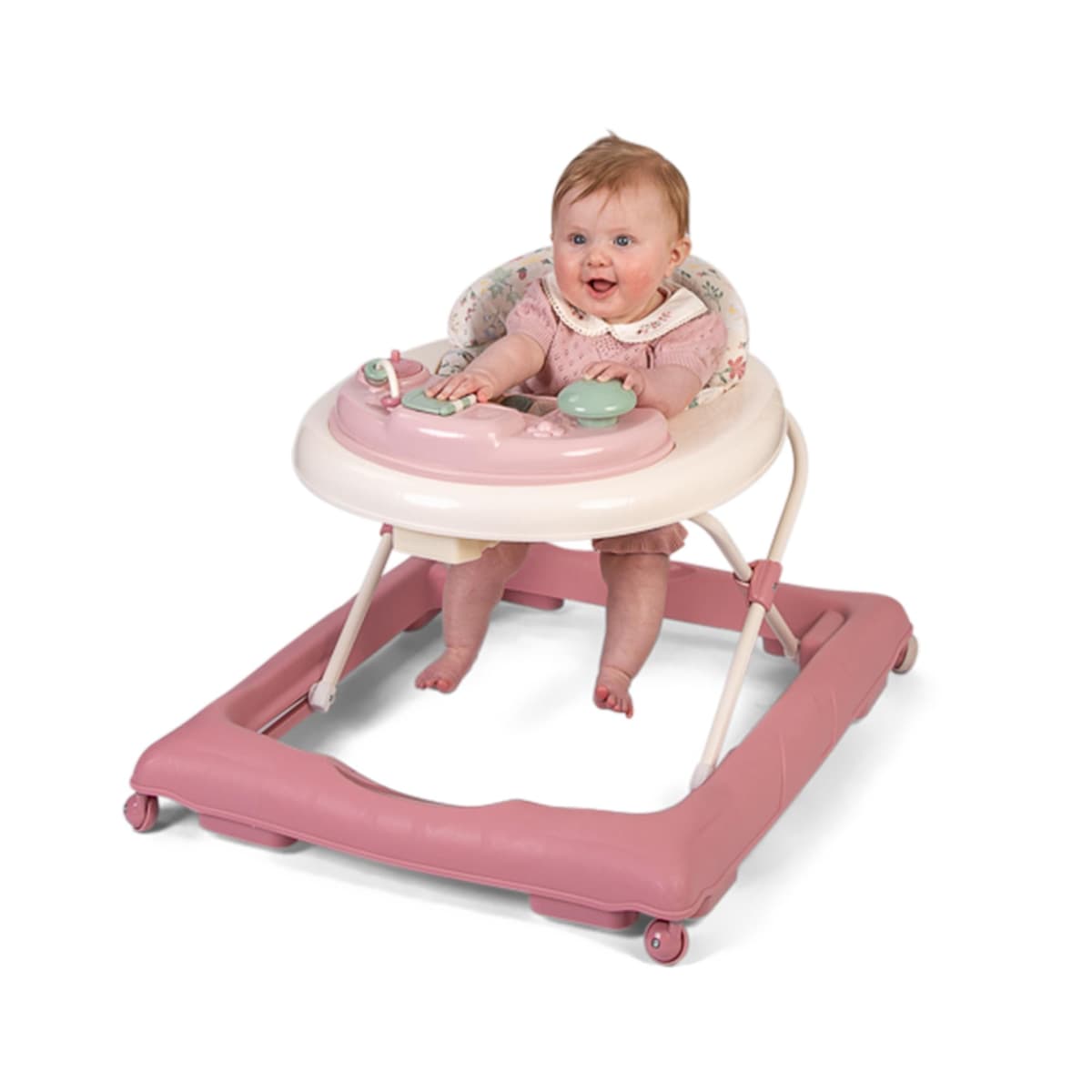 Red Kite Baby Go Round Jive Electronic Walker with Interactive Musical Play Tray - Rose & Ivy — view 2