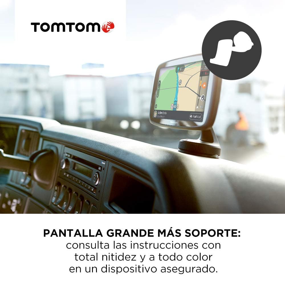 TomTom GO Professional 620, Navegación Profesional para Vehículos Grandes, TomTom Traffic a Través de Smartphone, 6 pulgadas, Negro/Gris — view 5