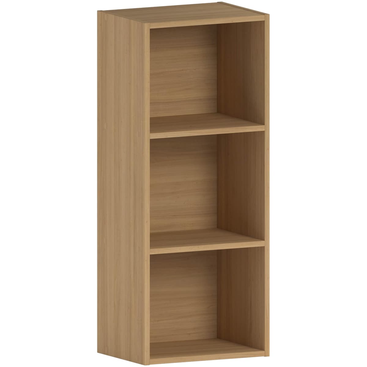 Vida Designs Oxford 3 Tier Cube Bookcase, White Wooden Shelving Display Storage Unit Office Living Room Furniture — view 36