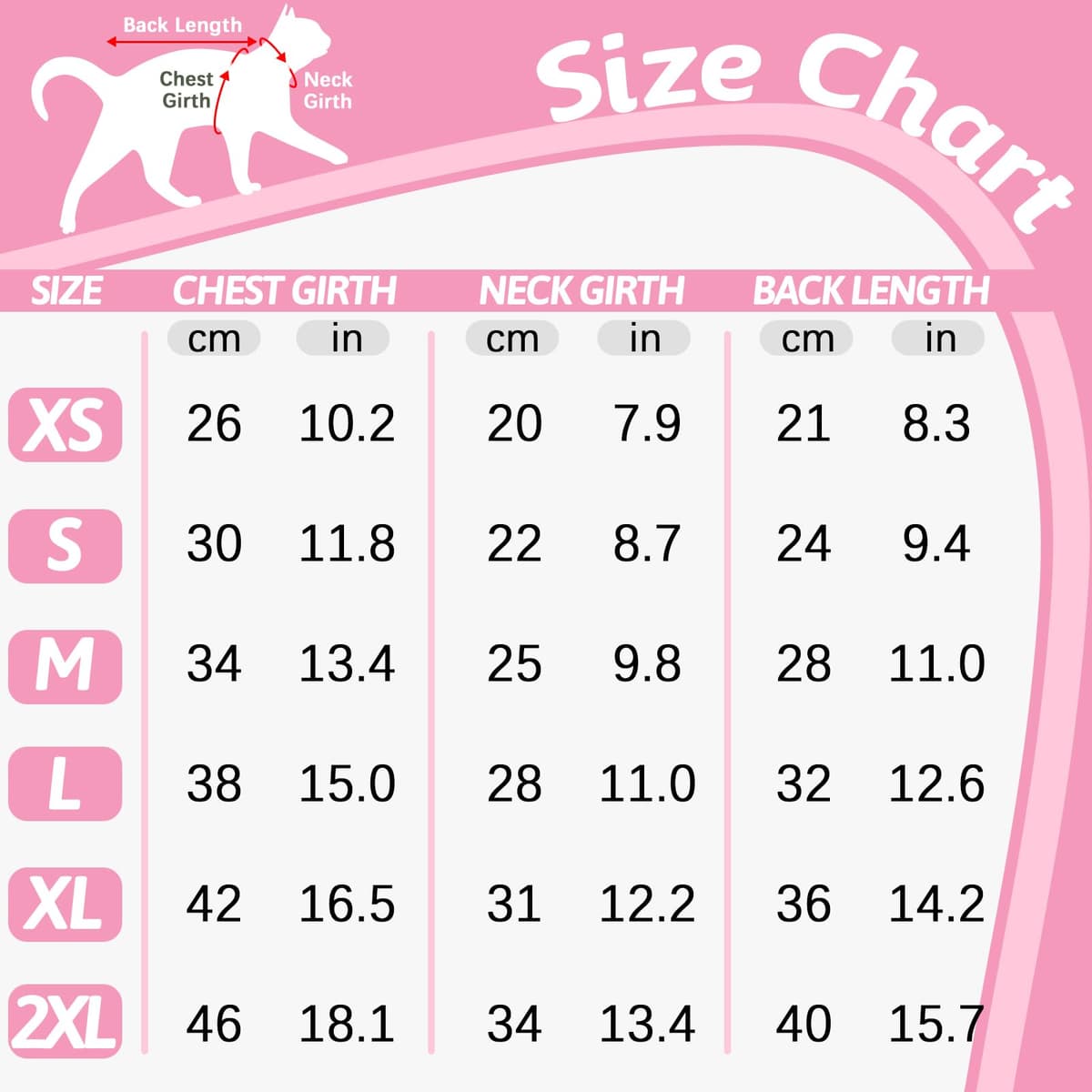 Cat Full Body Recovery Suit, Soft Anti Lick Onesie for Cats Bengal Body Suit with Larger Opening(Pink, S) — view 2