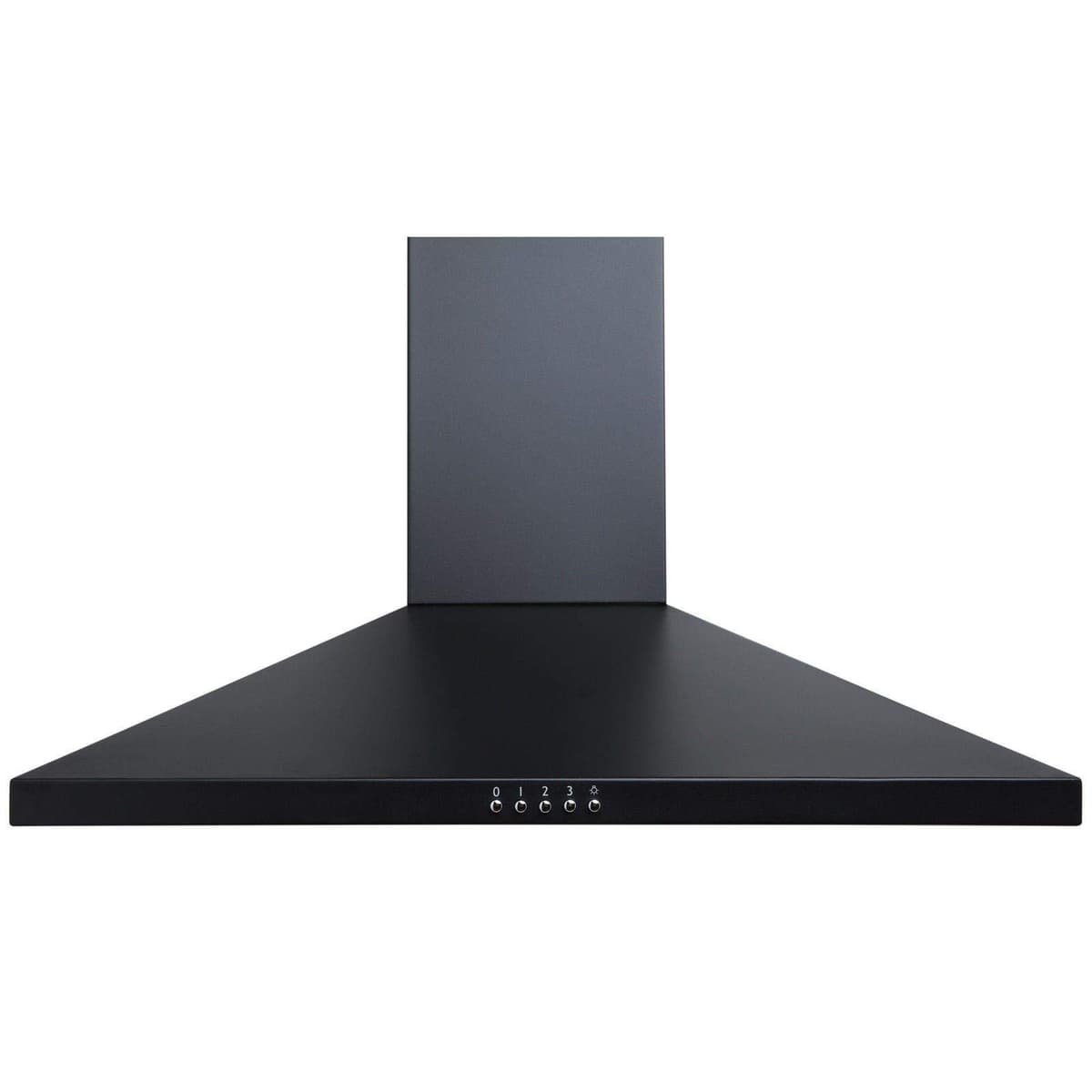 SIA Black Touch Control Single Oven, 5 Burner Gas Hob And Chimney Extractor Fan — view 4