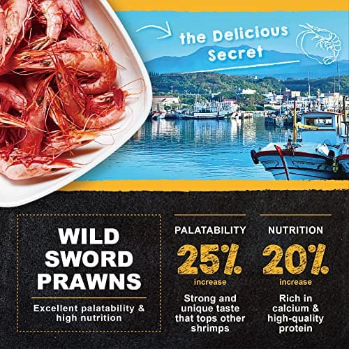 Ultra Fresh Marine Fish Food, 75% Sword Prawns + Squids, Natural Protein, Color Enhancement, for Small Saltwater Fish, Marine Shrimp Patties S 1.86oz — view 5