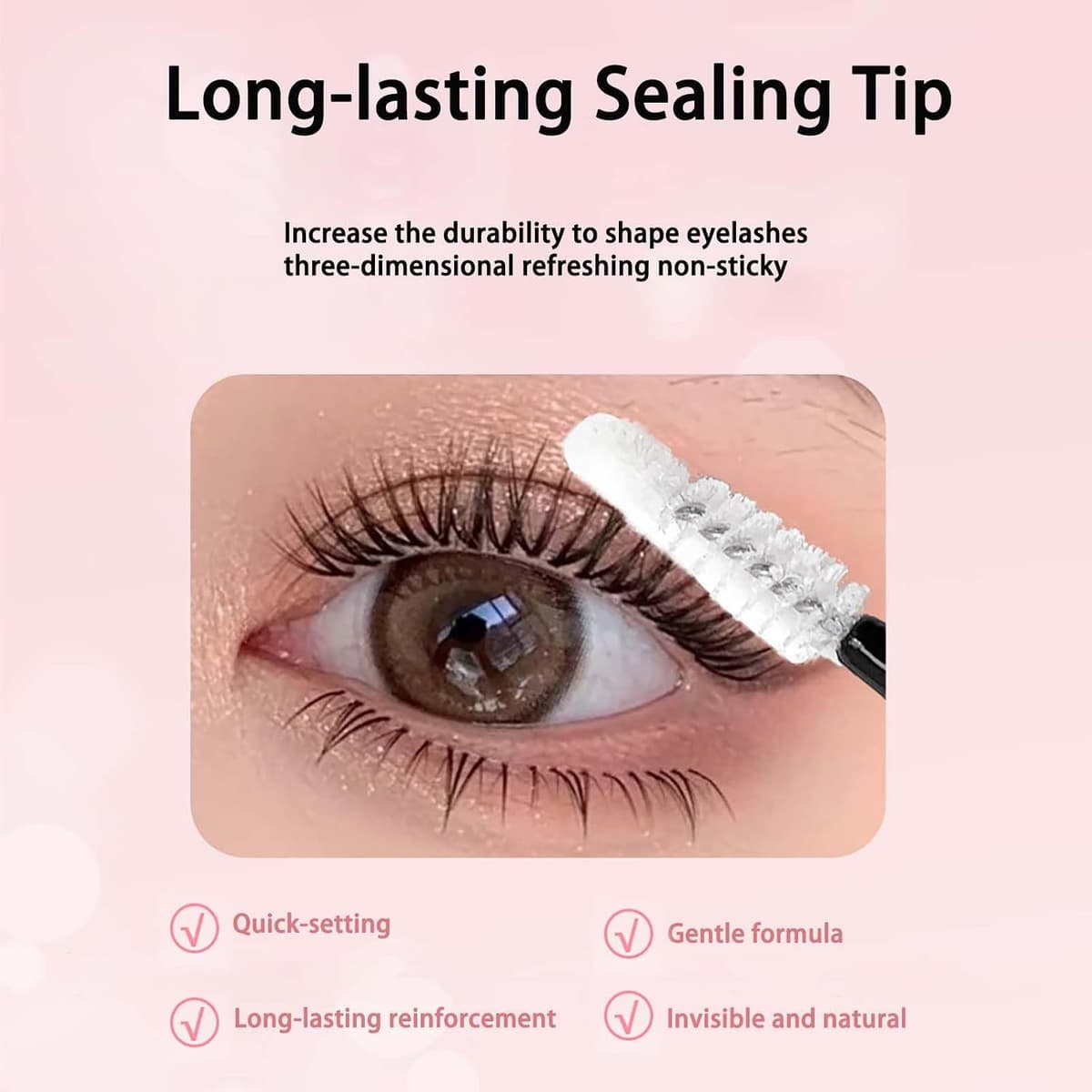 2-in-1 Lash Bond & Seal, Strong Hold Cluster Lash Glue for DIY Eyelash Extensions, Individual-Lashes Glue for Sensitive Eyes — view 3