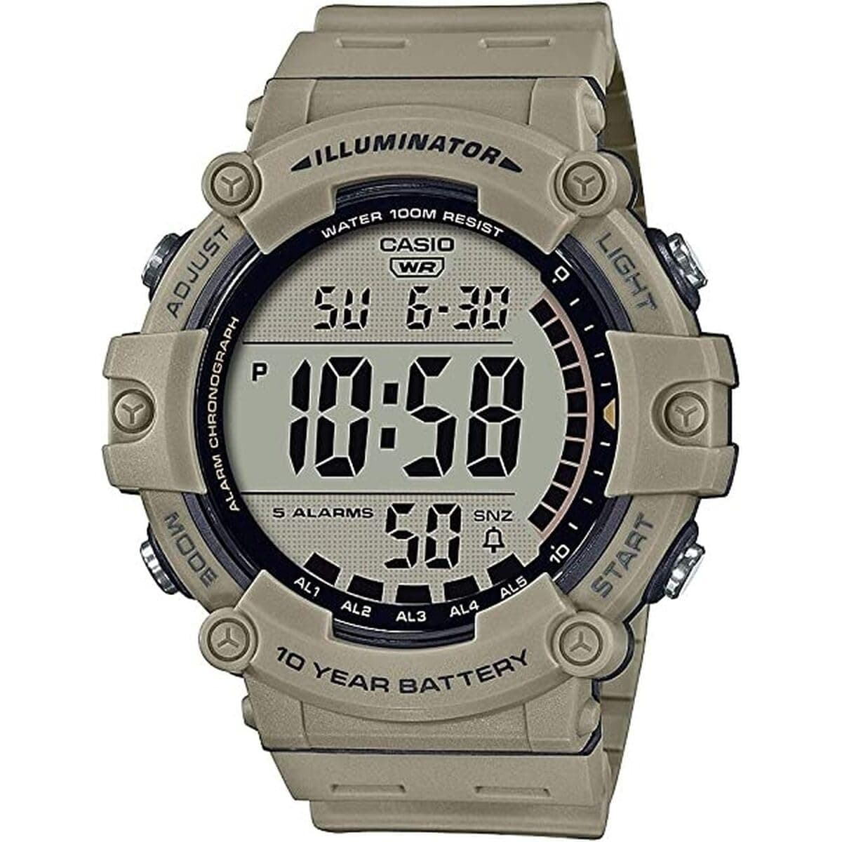 Casio - Mens Digital Sport Watch (AE1500WH-1AV) — view 2