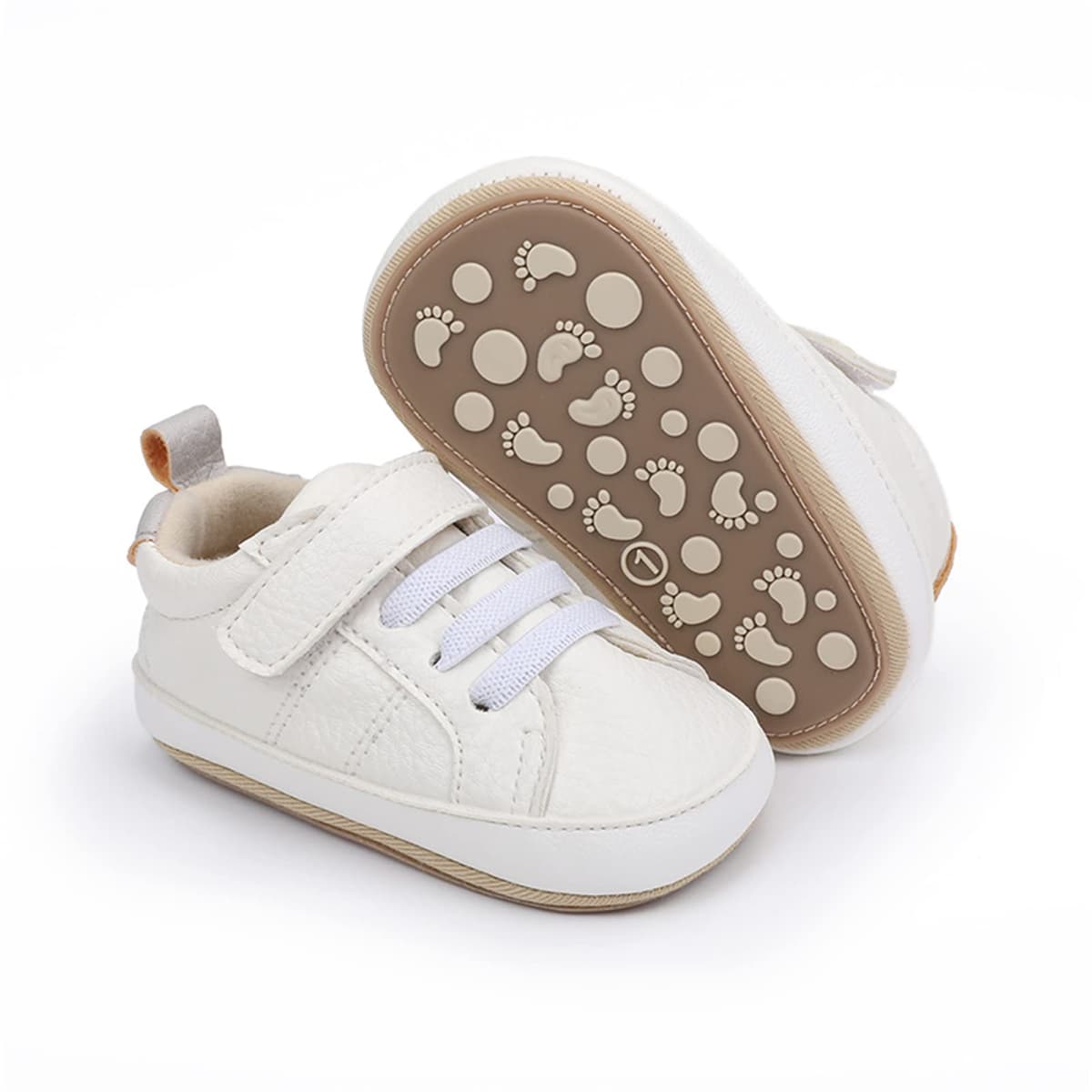 RVROVIC Baby Boys Girls Sneakers Anti-Slip Oxford Loafer Flats Infant Toddler PU Leather Soft Sole Baby Shoes — view 7