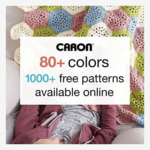 Caron Simply Soft Abyss Speckle Yarn - 3 Pack of 141g/5oz - Acrylic - 4 Medium (Worsted) - 235 Yards - Knitting/Crochet — view 5