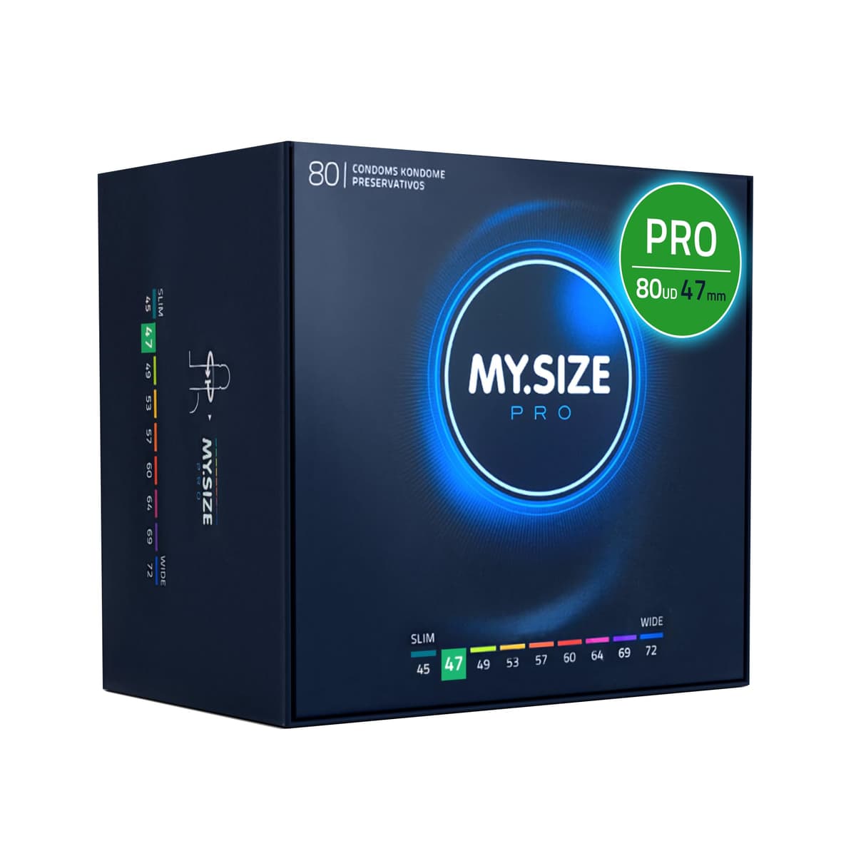 MY.SIZE PRO Condones ÉLITE, talla 5, 60 mm, XL, 10 piezas - Látex Vytex extra puro, fácil de abrir — view 15