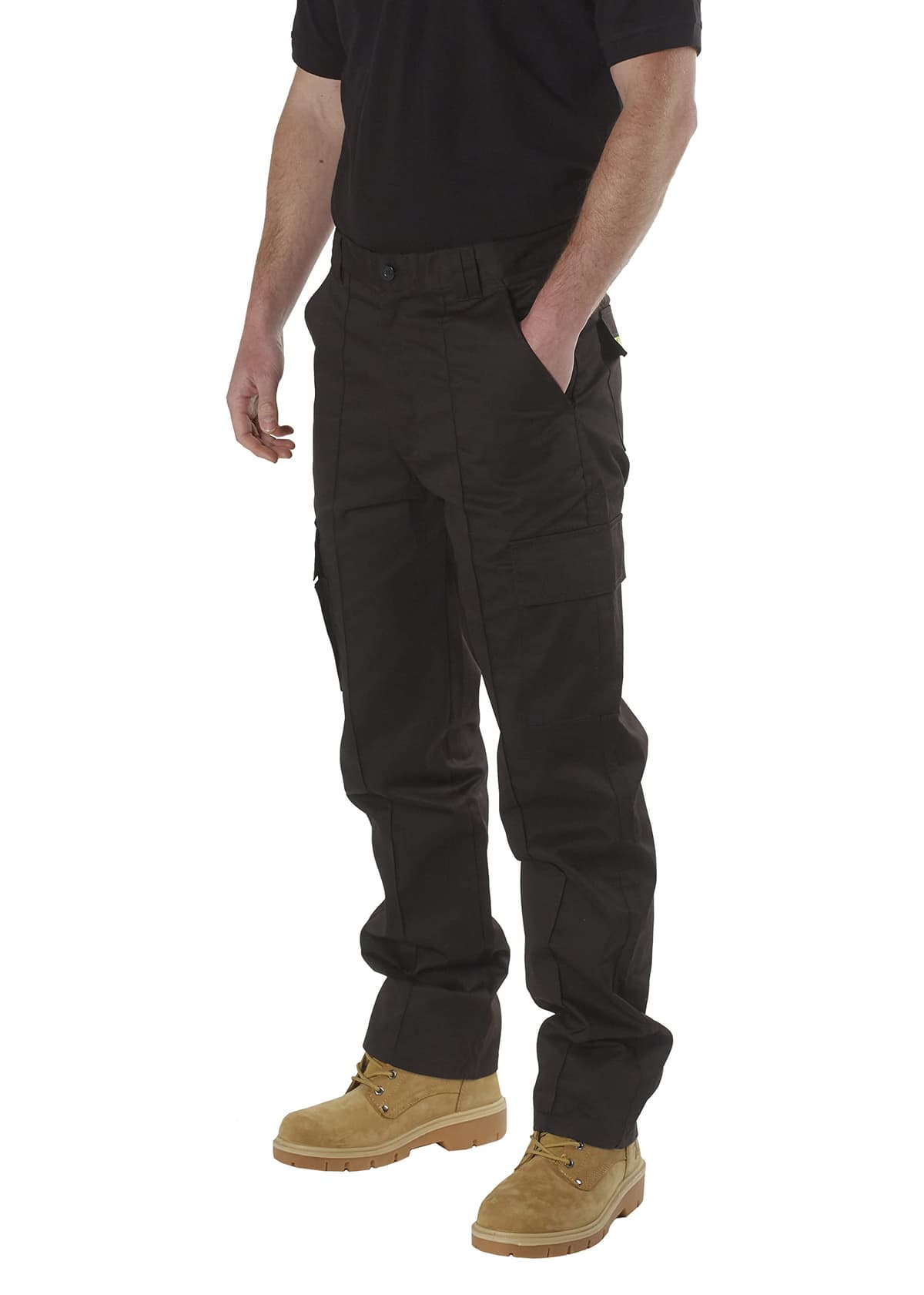 SITE KING Mens Cargo Combat Work Trousers Sizes 28 to 56 with Button & Zip Fly — view 3