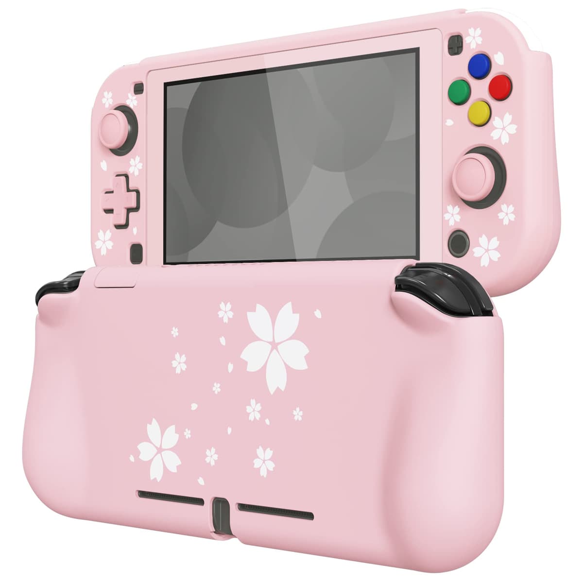 playvital ZealProtect Protective Case for Nintendo Switch Lite, Hard Shell Grip Cover for Nintendo Switch Lite w/Screen Protector & Thumb Grip Caps & Button Caps - Antique Yellow — view 63