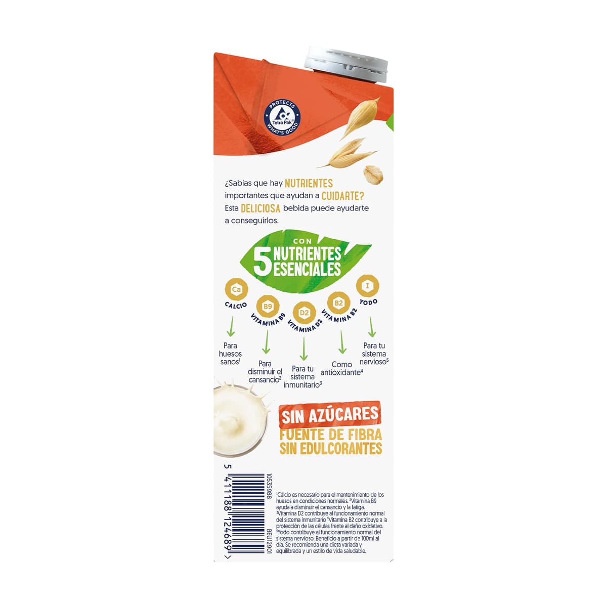 Alpro Bebida Vegetal de Avena sin Ázucar - Pack de 6 x 1L — view 6