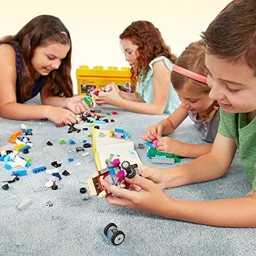 LEGO Classic Medium Creative Brick Box 10696 Building Toy Set - Featuring Storage, Includes Train, Car, and a Tiger Figure, and Playset for Kids, Boys, and Girls Ages 4-99 — view 3