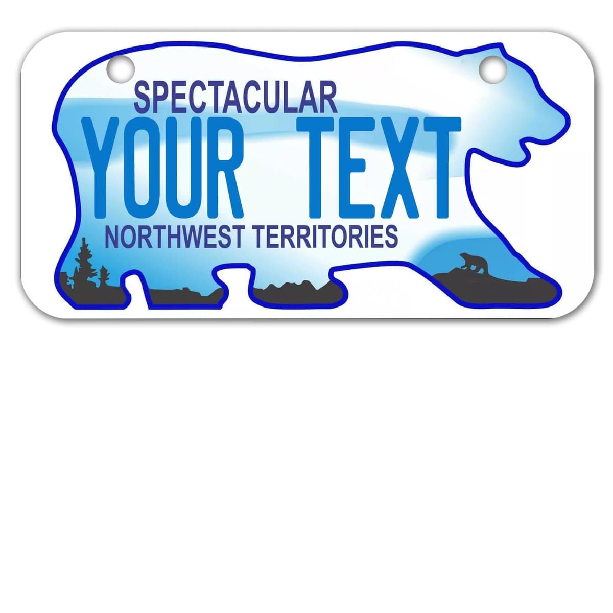 Alberta License Plate, 6"×12" Custom License Plate — view 21