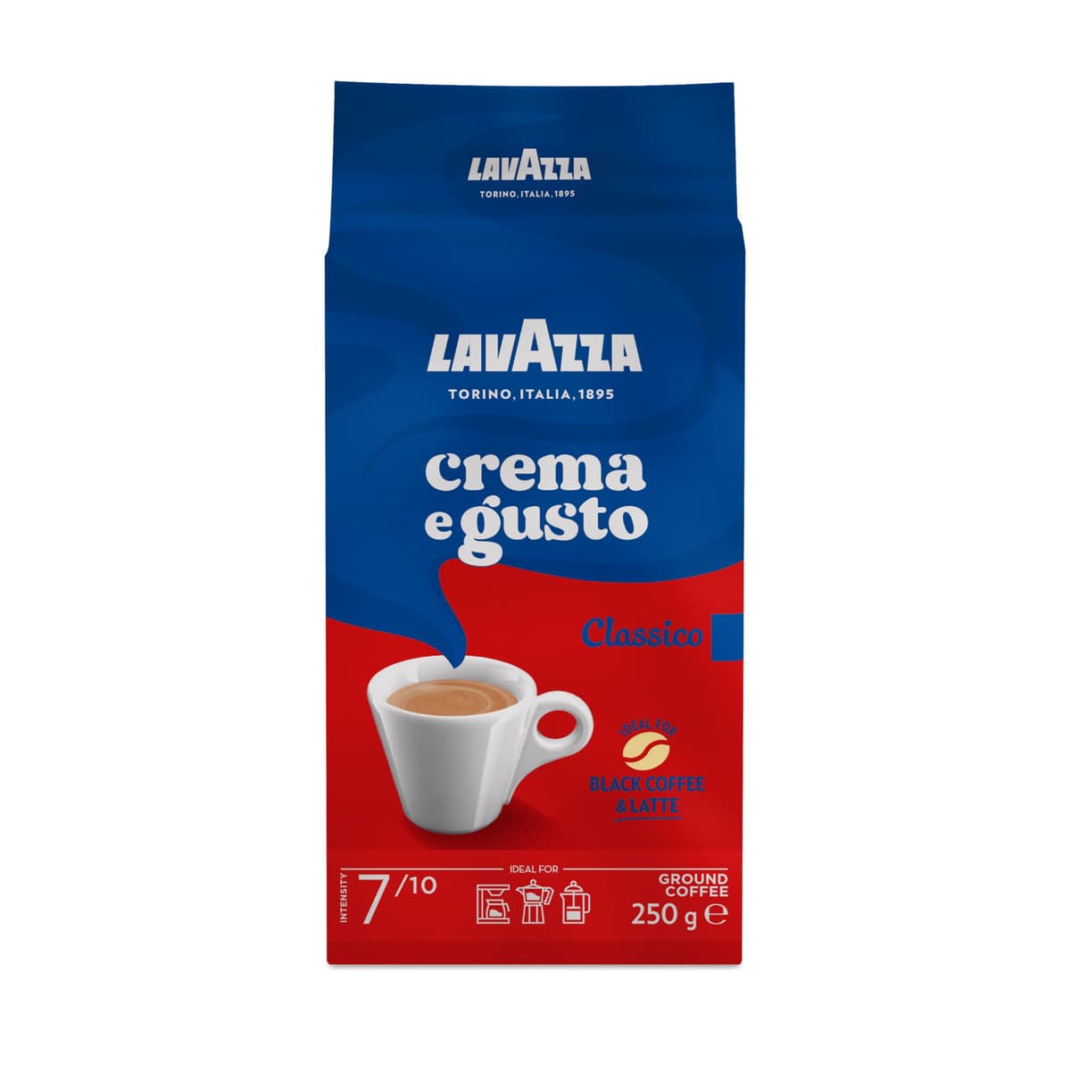 Lavazza, Qualità Rossa, Coffee Beans, Arabica and Robusta, Intensity 5/10, Medium Roasting, 1 Kg — view 27