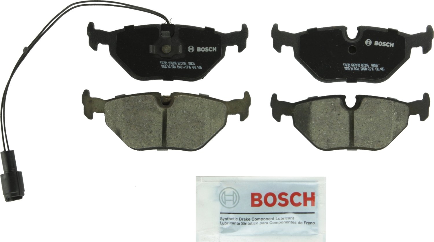 Bosch BC914 QuietCast Premium Ceramic Disc Brake Pad Set For: Acura ILX; Honda Accord, Civic, CR-V, Element, Fit, Front — view 173