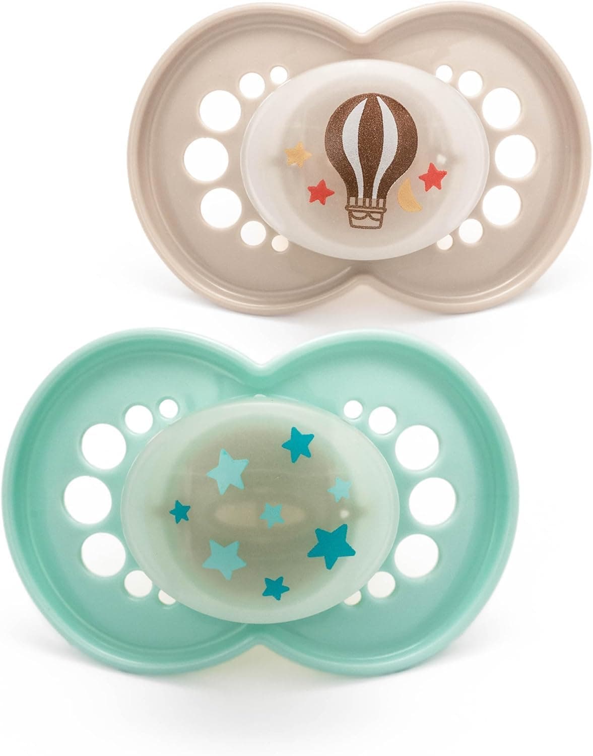 MAM Original Soothers | 18-36 Months | Pack of 2 | Comes in Dummy Steriliser Box | Sustainable Materials | Baby Accessories | Blue/Green (Various Designs) — view 19