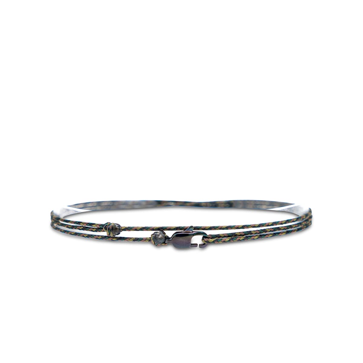 Made by Nami Pulsera Fina para Hombres y Mujeres con Cierre de Mosquetón Hecha a Mano - Joyería Marítima para Surfistas - Pulsera de Tela Minimalista - 100% Impermeable y Ajustable (Vino Rojo Negro) — view 31