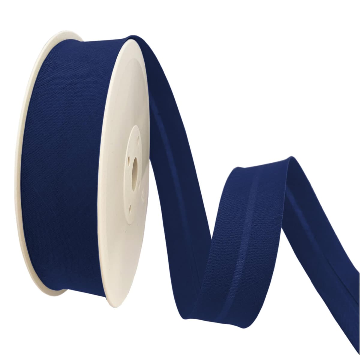 TEXTEX = Bies de 20mm de Ancho. 50% Algodón y 50% Poliéster. Pieza de 10m – (Azul Eléctrico)