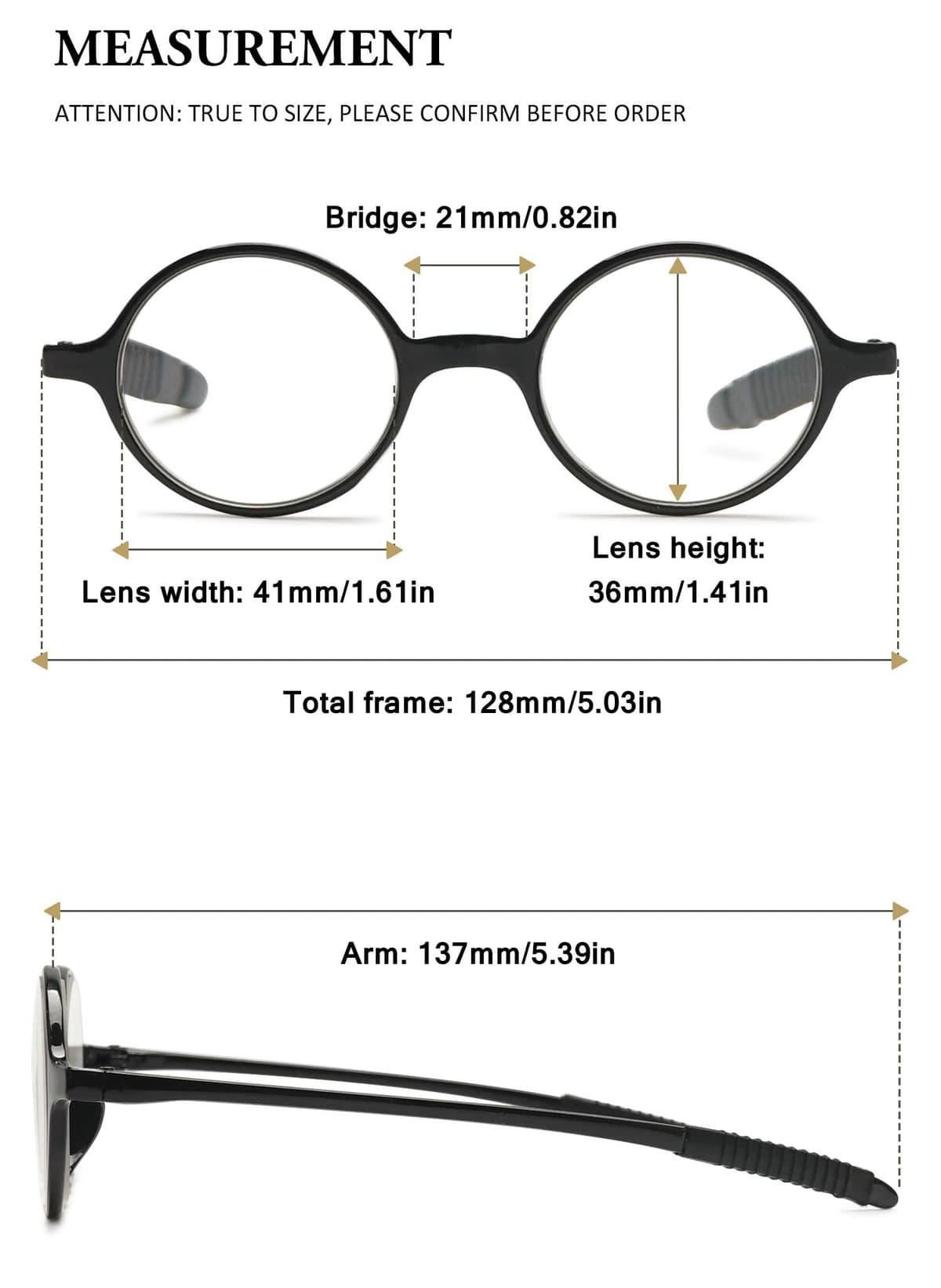 VEVESMUNDO Redondo Gafas de Lectura Pequeñas Ligeras Vintage Flexibles Vista Presbicia para Mujer Hombre — view 2