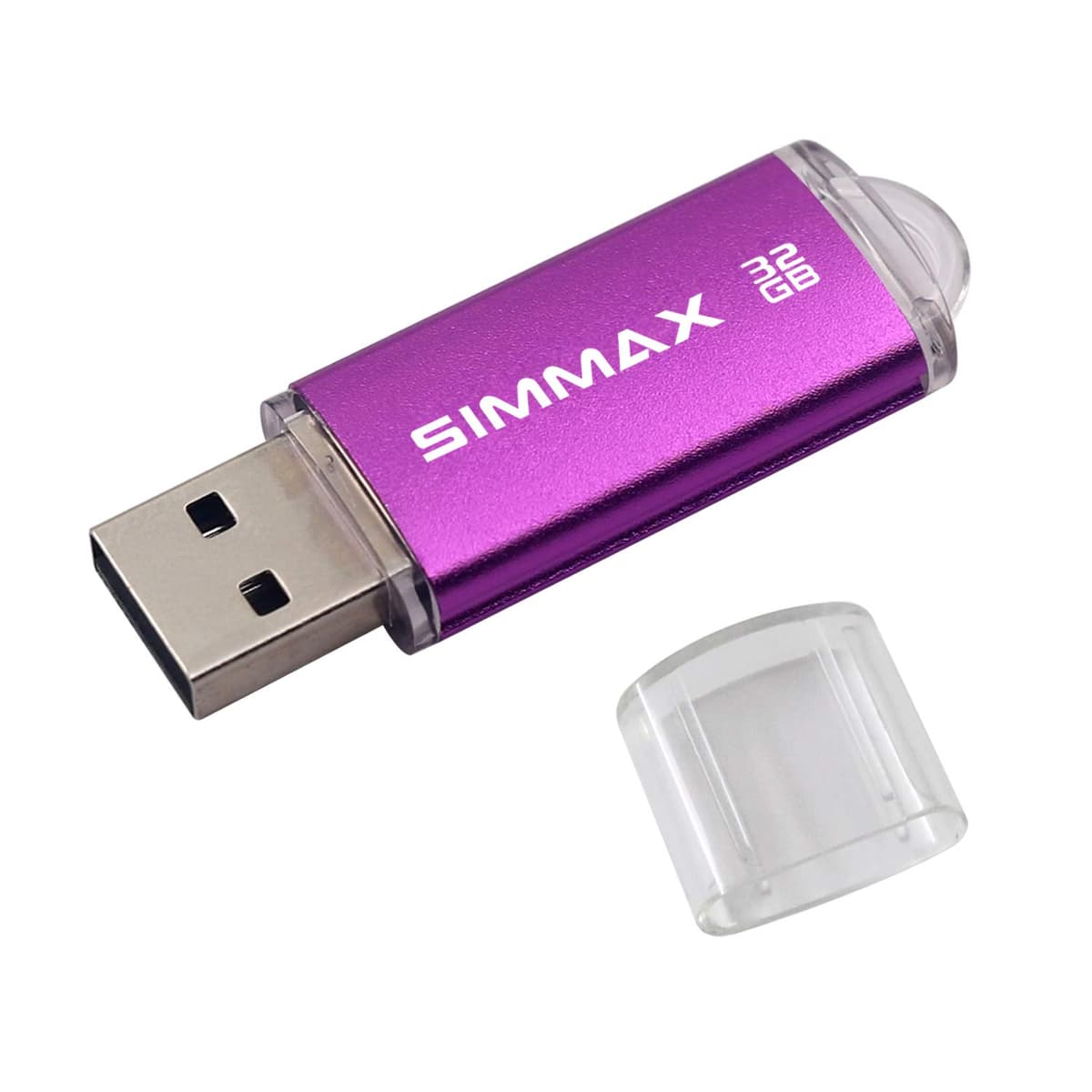 SIMMAX 32GB Memory Stick USB 2.0 Flash Drives Swivel Thumb Drive Pen Drive (32GB Purple) — view 9