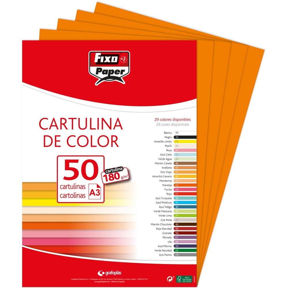 Fixo Paper 11110470 - Pack de 100 – Cartulina blanca A4, 180g — view 119