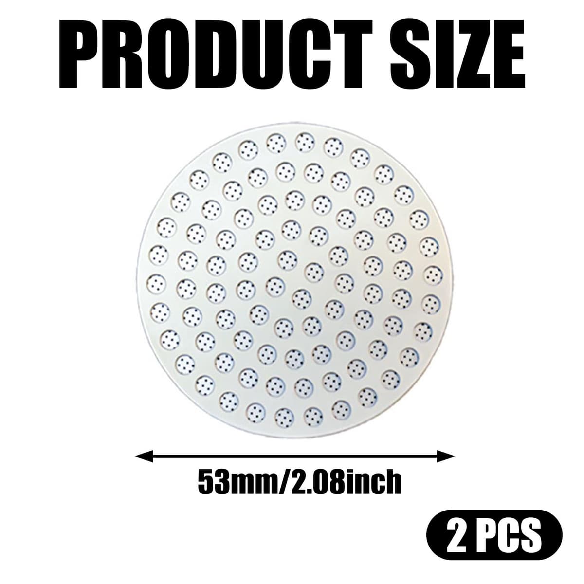 2 Piezas Pantalla de Disco Espresso de 53mm, 0,8 mm de Grosor, Acero Inoxidable, Reutilizable, Mejora la Extracción, Filtro para Portafiltro Espresso, Accesorio para Cafetera — view 2