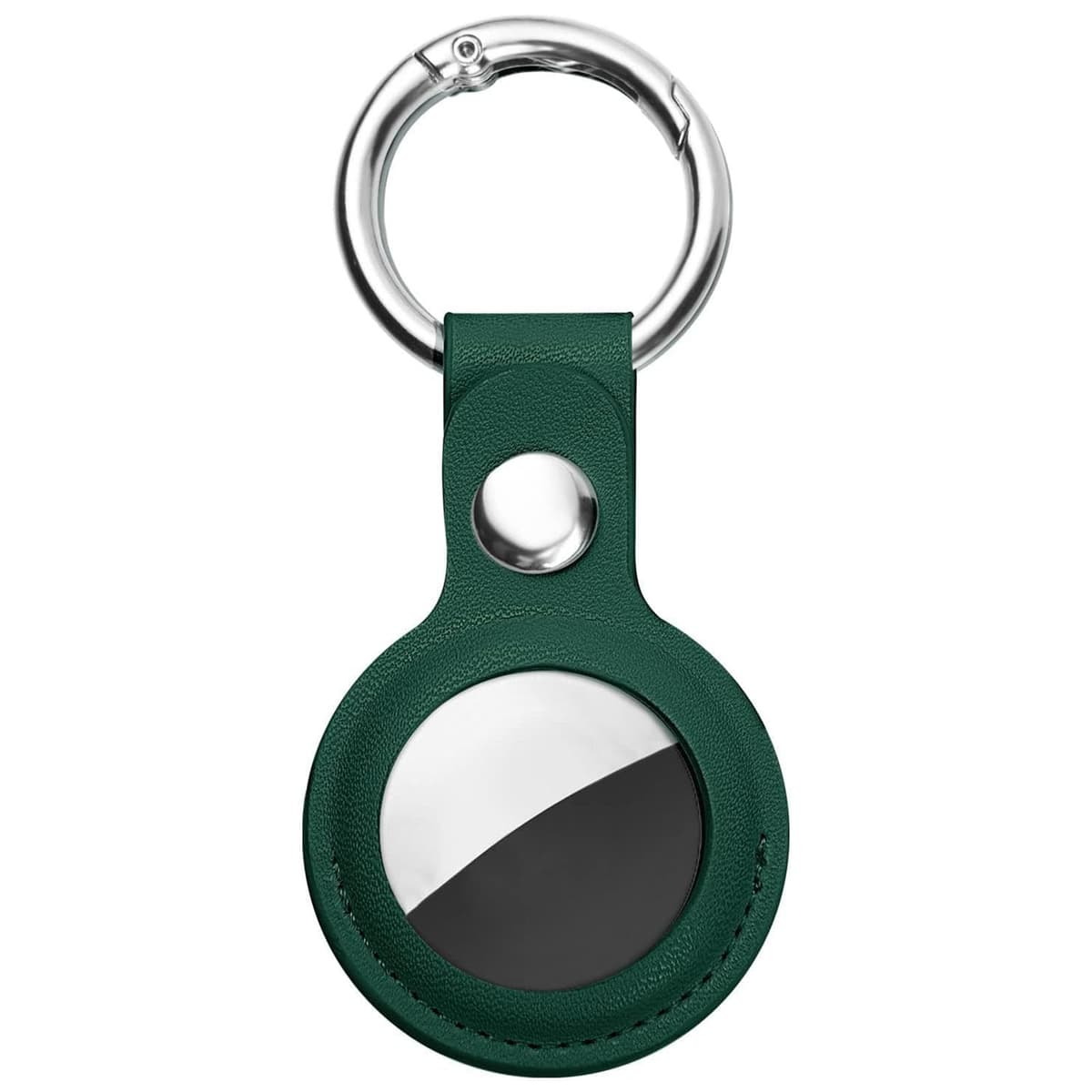 Ainiv Llavero para AirTag, 1 Pieza Llaveros para AirTag Funda Protectora, PU Localizador Portátil Antipérdida, Protectora de Cuero Funda Bluetooth Tracker Mascotas y Mochilas — view 12