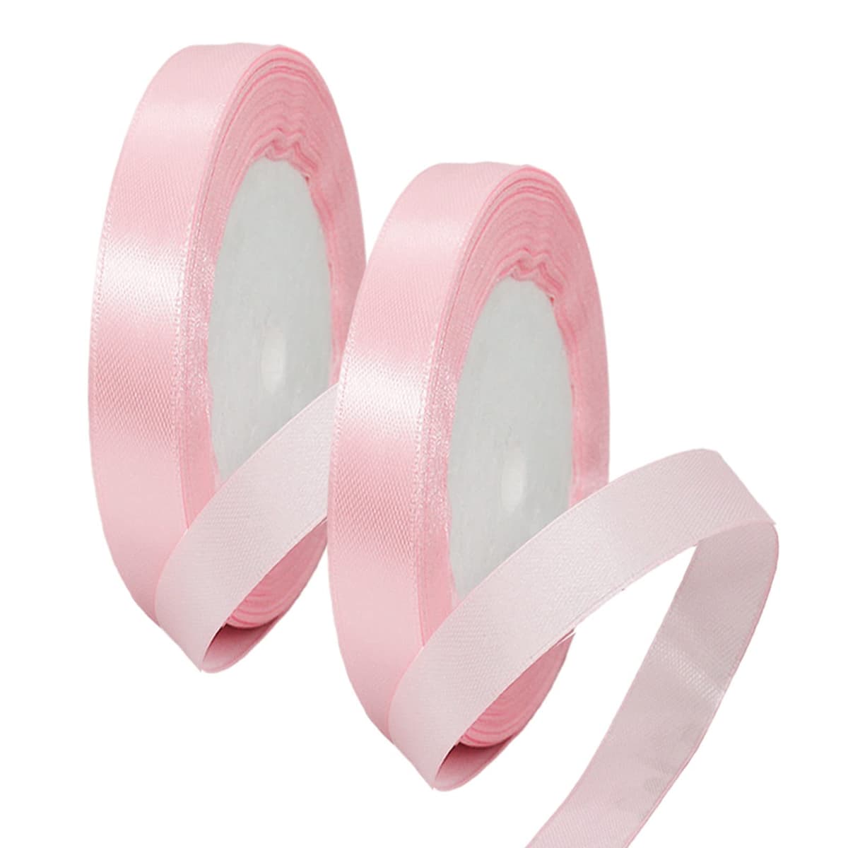 40mm Wide White Ribbon Thick Wedding Car Ribbon 22m, 1.5 inch Thick White Satin Ribbon for Gift Wrapping Wedding Car Christmas Birthday Cake Hair Bow Florist Bouquet Crafts Decorations — view 37